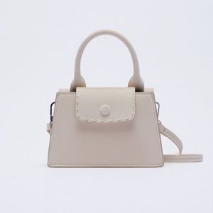 Zara Mini Crossbody Bag with Topstitching